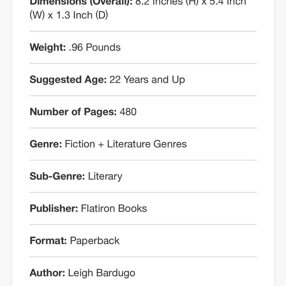 Ninth House Book by Leigh Bardugo - Picture 2 of 2
